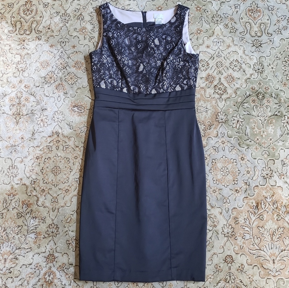 H&M Black Lace Pencil Dress